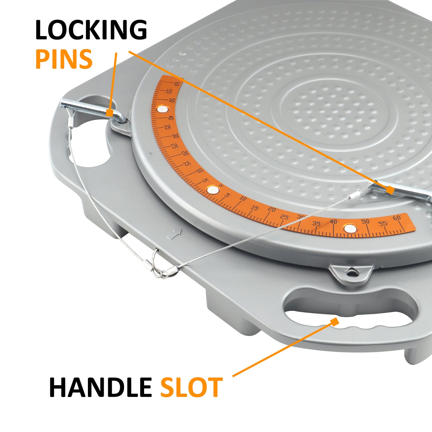 Wheel Aligner System Turnplates Turntables Radius Plates with Scale 4 Ton Load Capacity for Alignment Scissor Lift 4-Post Lift